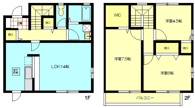 ソレーユ玉縄  101号室 間取り