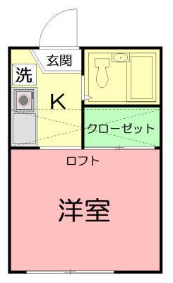 カーサ鵠沼 0106号室 間取り