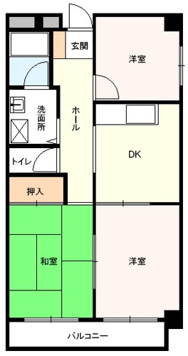 ブラザーハイツ伊勢原 301号室 間取り