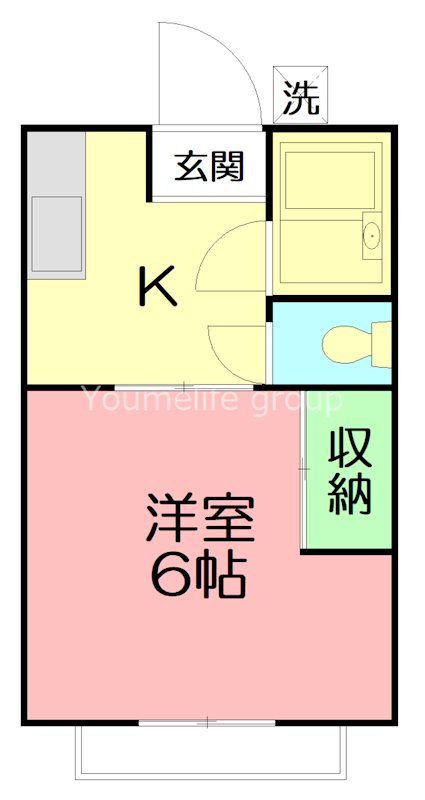 ロイヤル湘南 203号室 間取り