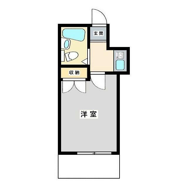 シャミー高倉 203号室 間取り