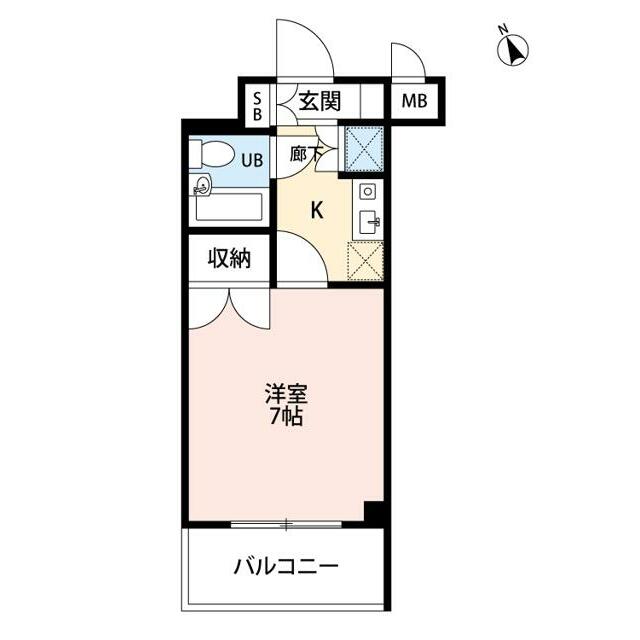 エスペランサ湘南 206号室 間取り