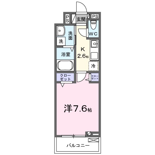 ラ・タミト 304号室 間取り