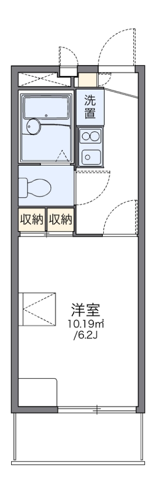 レオパレスマ・メゾン 202号室 間取り