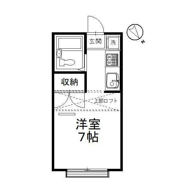ハイツ等々力 203号室 間取り