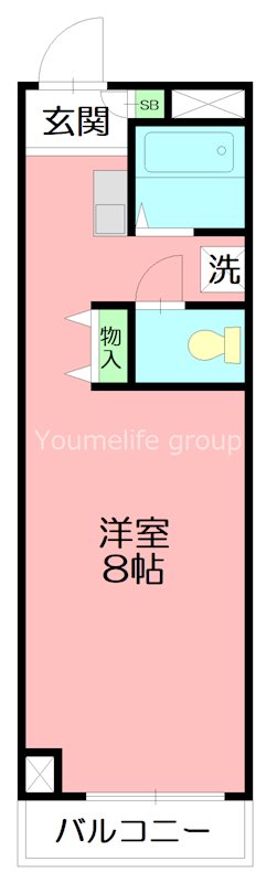 グランメゾン 201号室 間取り