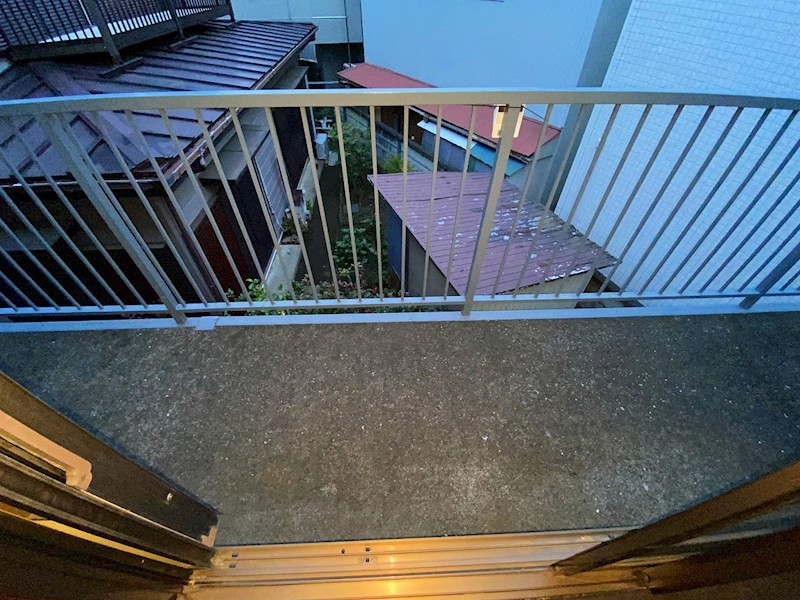 柳川ハイツ ベランダ