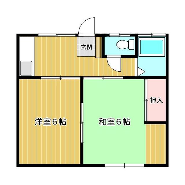 コーポ太田 106号室 間取り