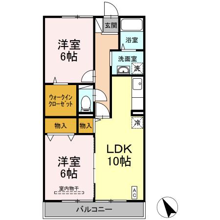 湘南m&m 202号室 間取り
