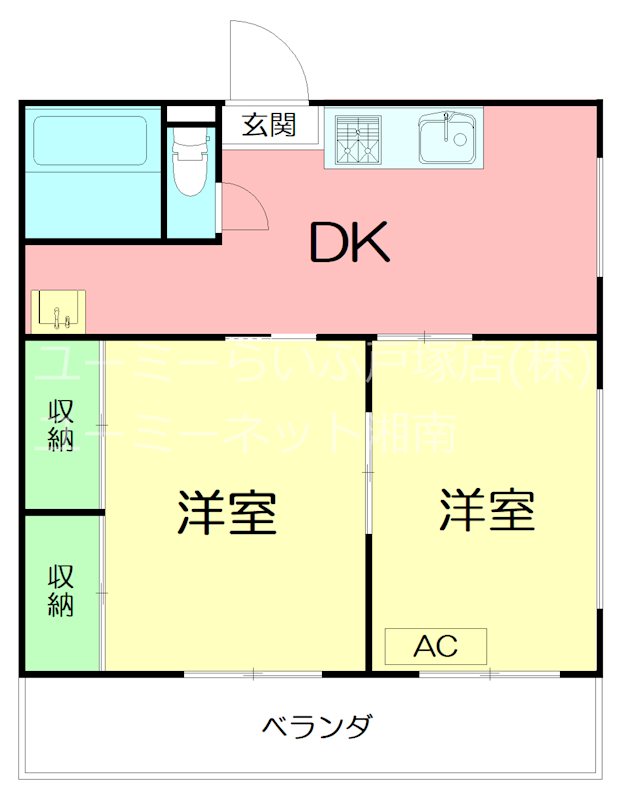 コリーヌマンション 301号室 間取り