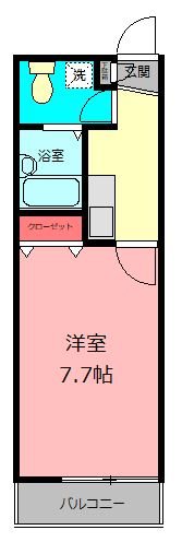 ヴァンベール湘南 103号室 間取り