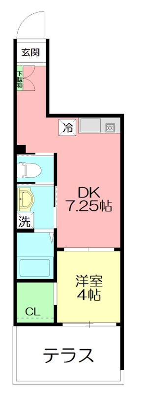 フローレンスベリー湘南台 101号室 間取り