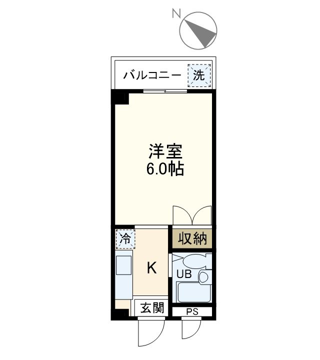 第二吉田コーポ 207号室 間取り
