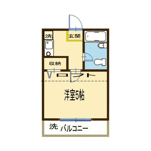 レオパレス戸塚エクセル第８ 204号室 間取り