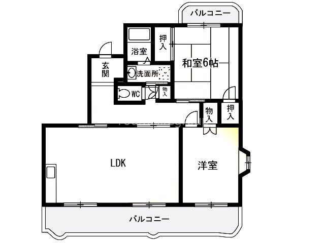 りぶれ97  201号室 間取り