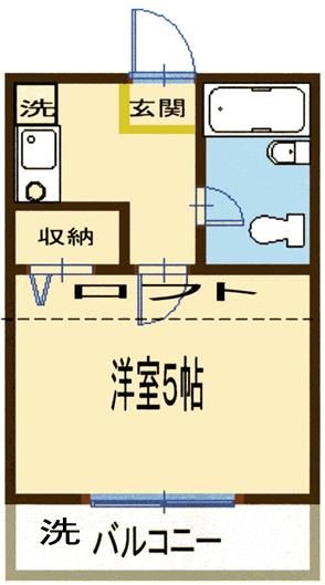 レオパレス戸塚エクセル第８ 204号室 間取り