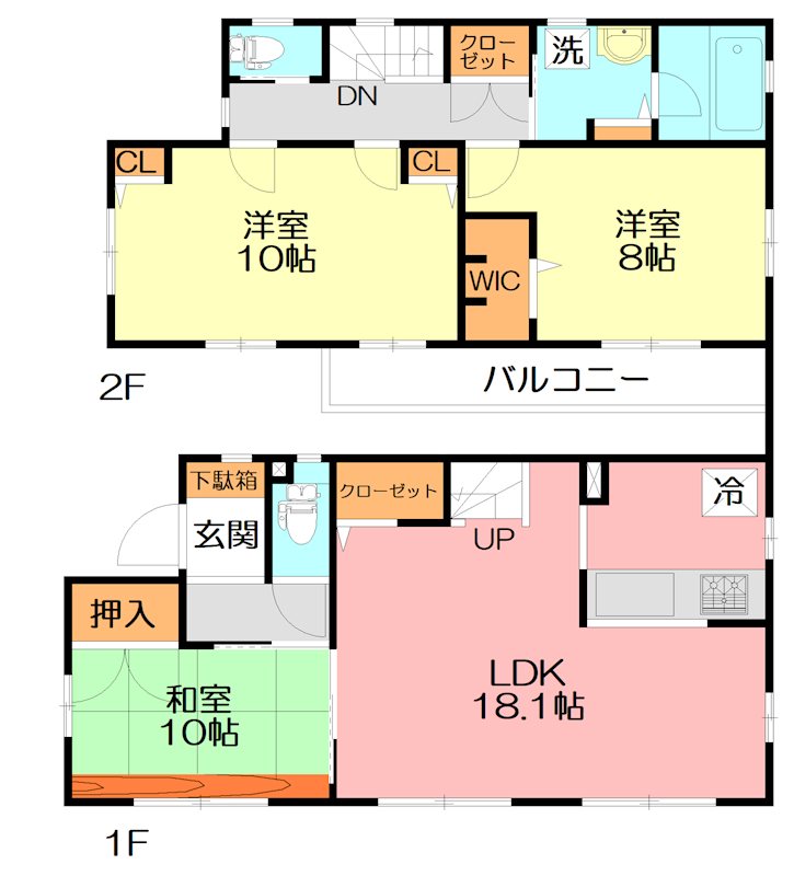 厚木市温水西１丁目戸建 間取り
