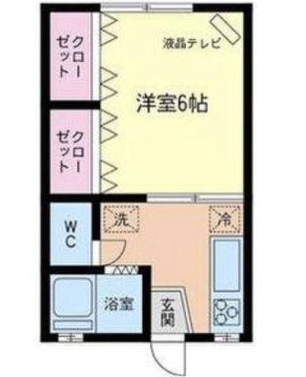 サニーハイツ 103号室 間取り