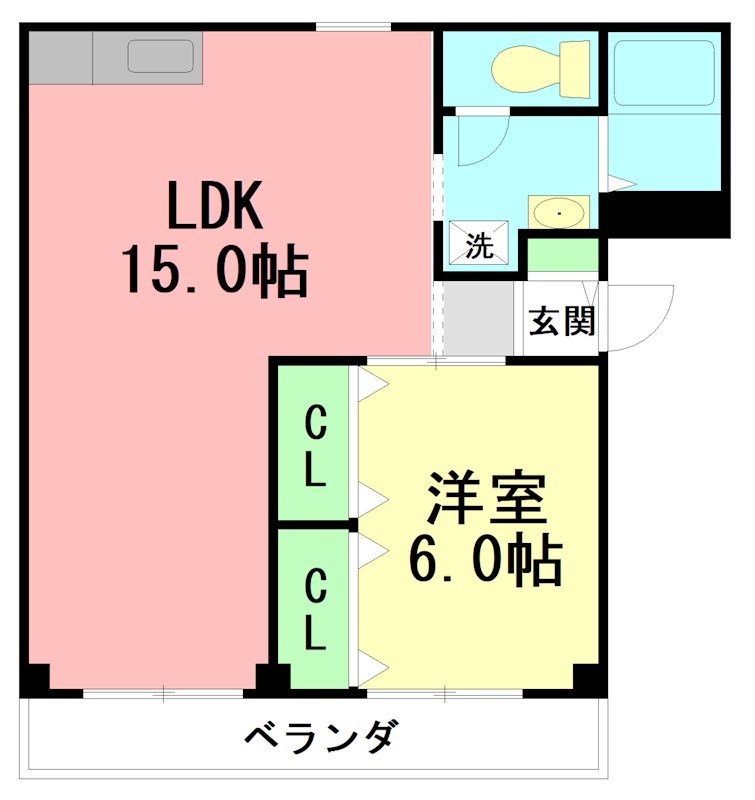 ベルウッド芳栄マンション 302号室 間取り