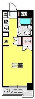 ガーデンヒルズ横浜 414号室 間取り