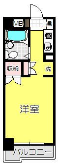 ガーデンヒルズ横浜 215号室 間取り