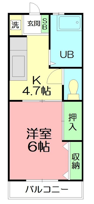 ドミール五番館 間取り