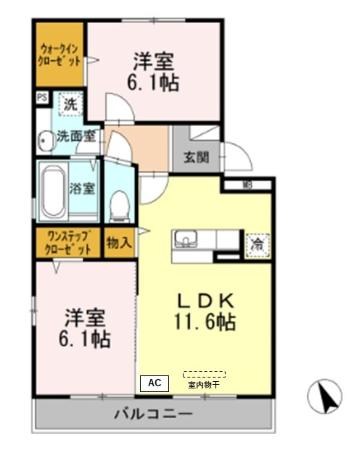 メゾン和 205号室 間取り
