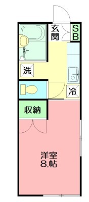 シティハイツ平塚 201号室 間取り