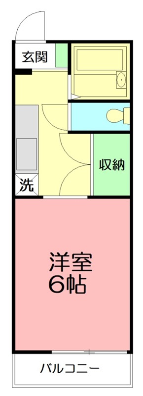 ヴァンベール 202号室 間取り