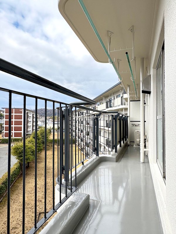 高村団地51号棟 ベランダ