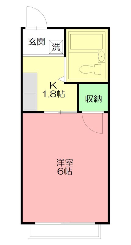 シティハイム池上A 104号室 間取り