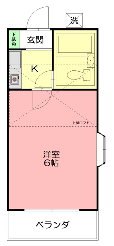 ツリーベル壱番館 205号室 間取り