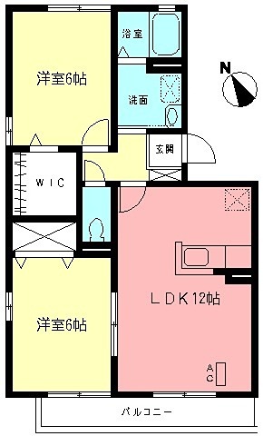エスペランサ 102号室 間取り