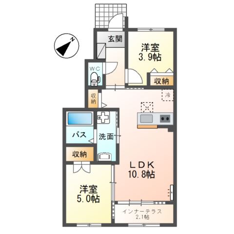 クレサンテーム 間取り