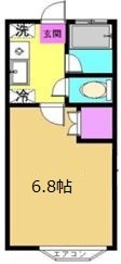第5愛和ハイツ 202号室 間取り