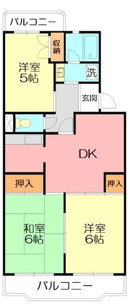 ハイツエントピア 203号室 間取り