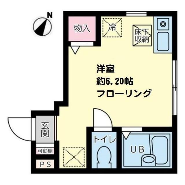 ケーフラット湘南 101号室 間取り