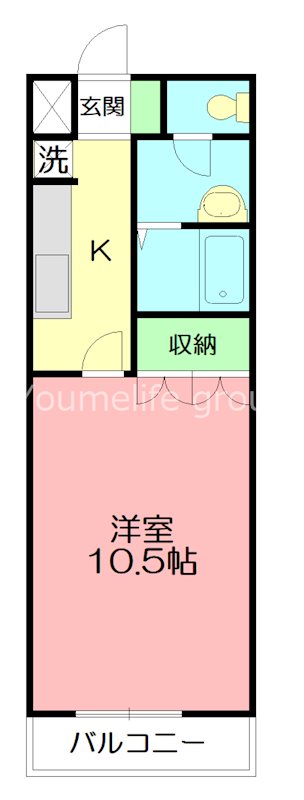 IVY　COOURT（アイビーコート） 201号室 間取り