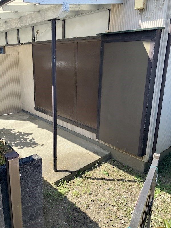 井上貸家 ベランダ