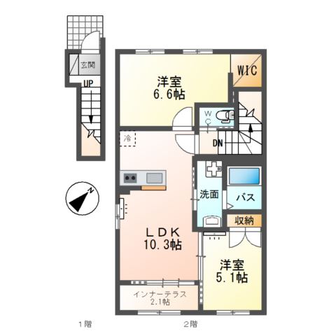 クレサンテーム 間取り