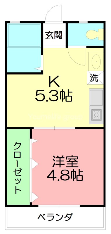 ステラハウス 109号室 間取り