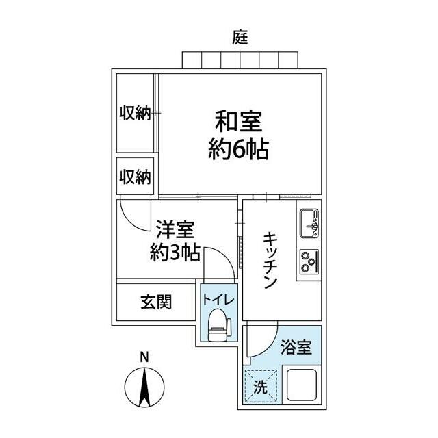 増田貸家 間取り