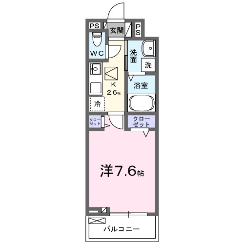 ブリーズヒル 102号室 間取り