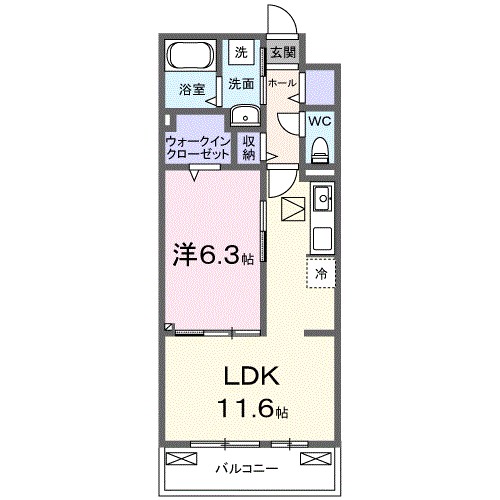 ブリーズヒル 104号室 間取り