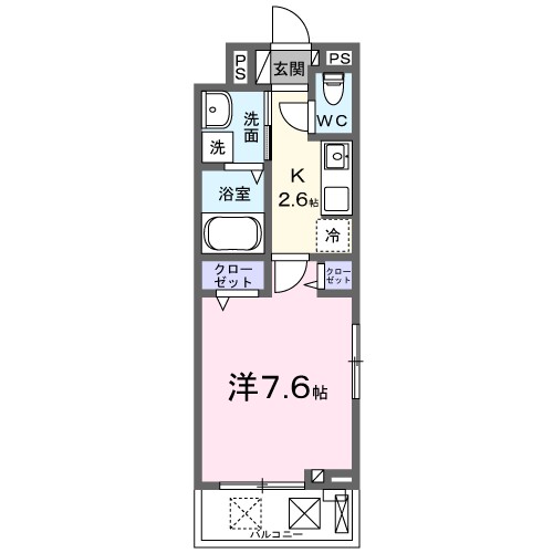 ブリーズヒル 201号室 間取り