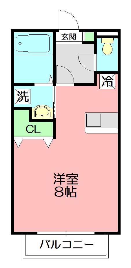 ドリームハイツ 102号室 間取り