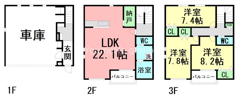 Ｌａ　ｃｏｌｌｉｎａ壱番館 101号室 間取り