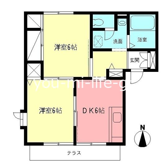 パレス湘南Ｉ 101号室 間取り