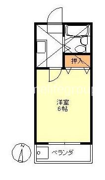 アイパレス茅ヶ崎  203号室 間取り