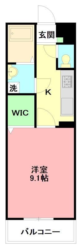 グランフィリオ 204号室 間取り